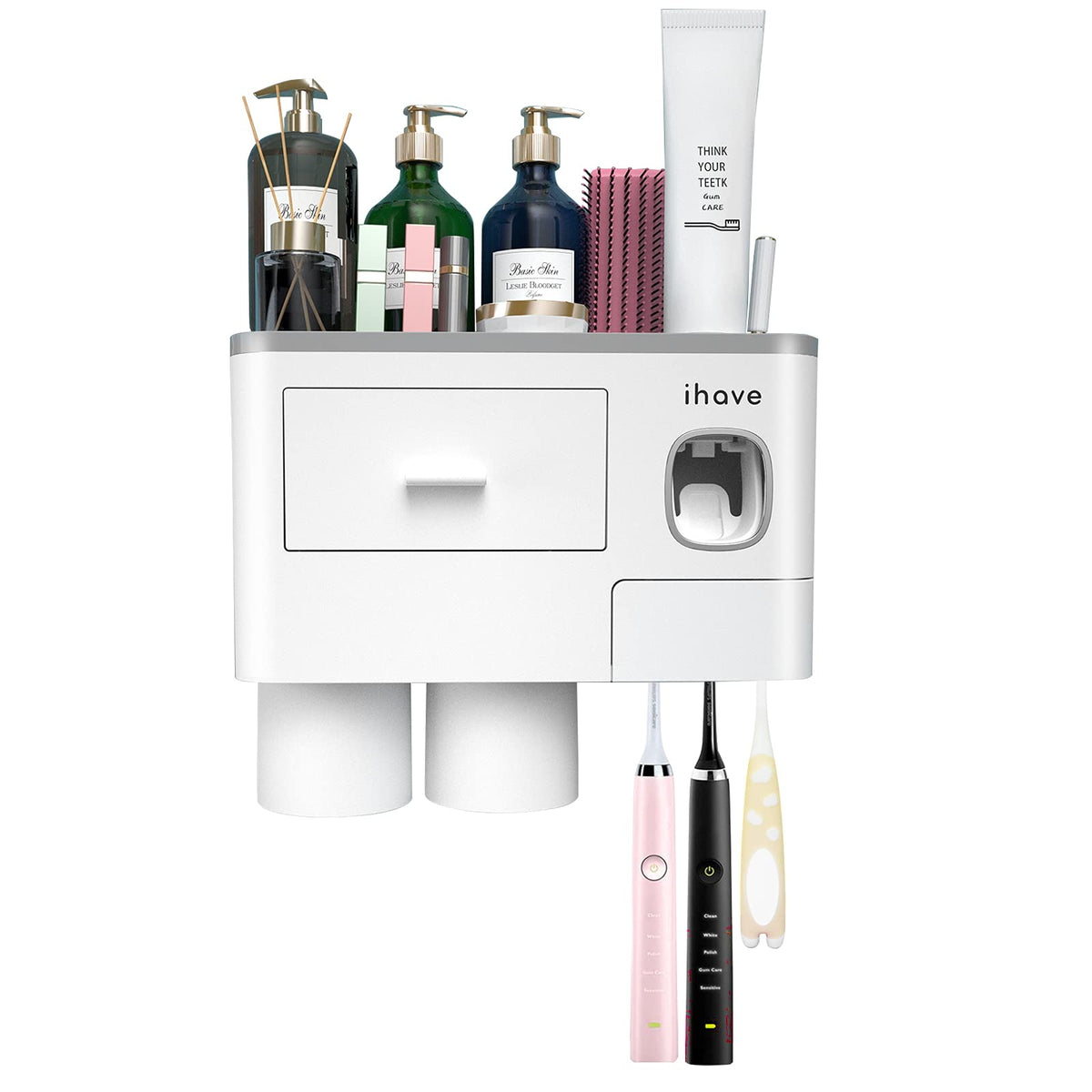 iHave toothpaste dispenser fits most tubes with small openings for easy use.