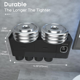 iHave toothpaste dispenser integrated for easy, mess-free squeezing and daily use.