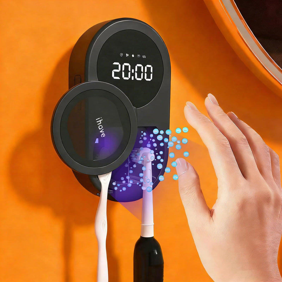 iHave toothbrush sanitizer holder with 360° disinfection for total oral hygiene