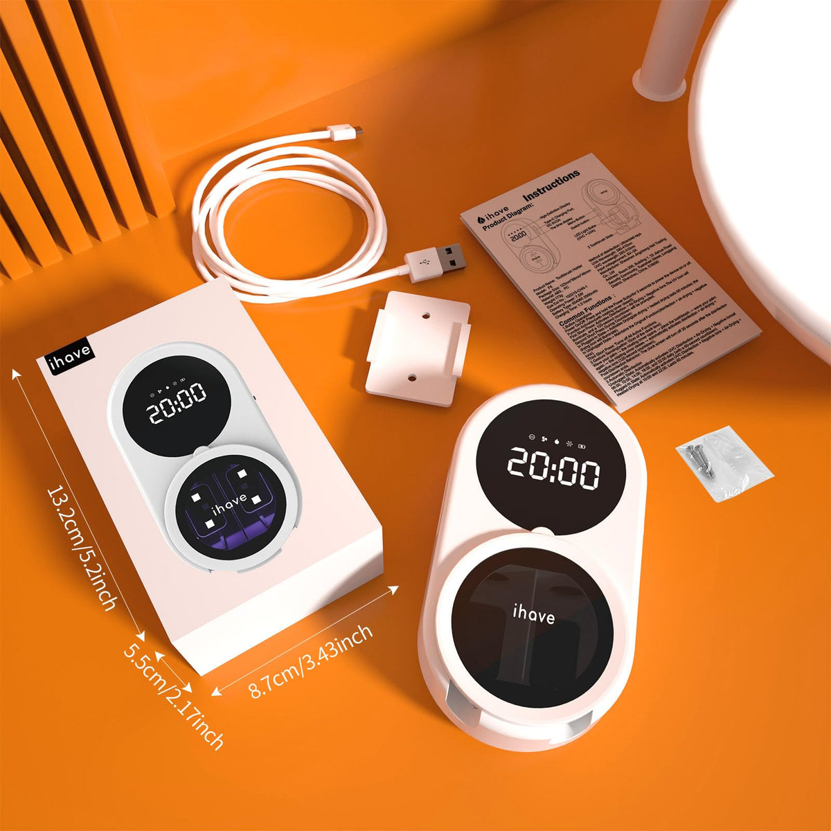 iHave waterproof and dustproof housing suitable for humid bathrooms.