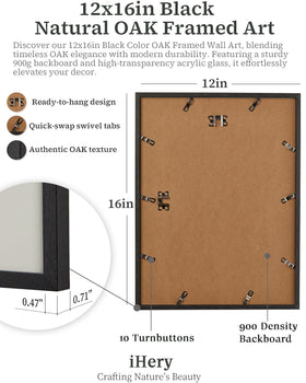 iHery versatile 12x16 art fits dorms, bedrooms, bathrooms and living rooms
