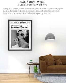 iHery damage-free hanging hardware enables easy wall mounting