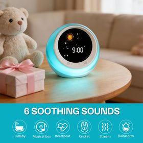 iHoo child lock and dimmable backlight ensure safe, peaceful nights