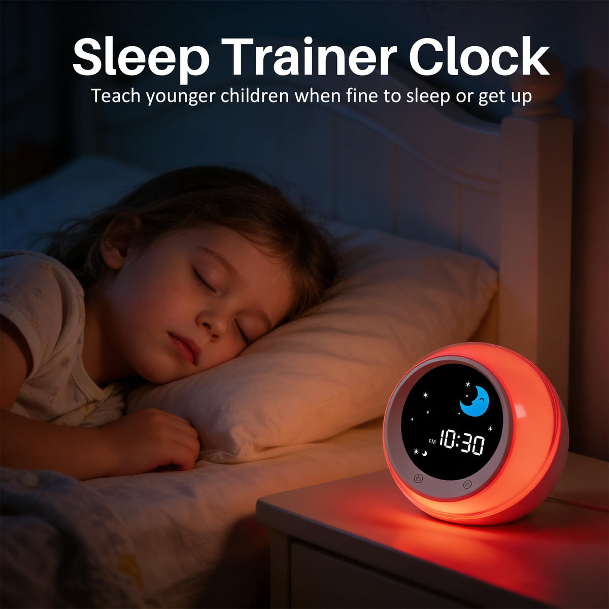 iHoo night light offers 9 colors to create cozy bedtime ambiance