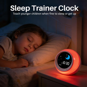 iHoo night light offers 9 colors to create cozy bedtime ambiance