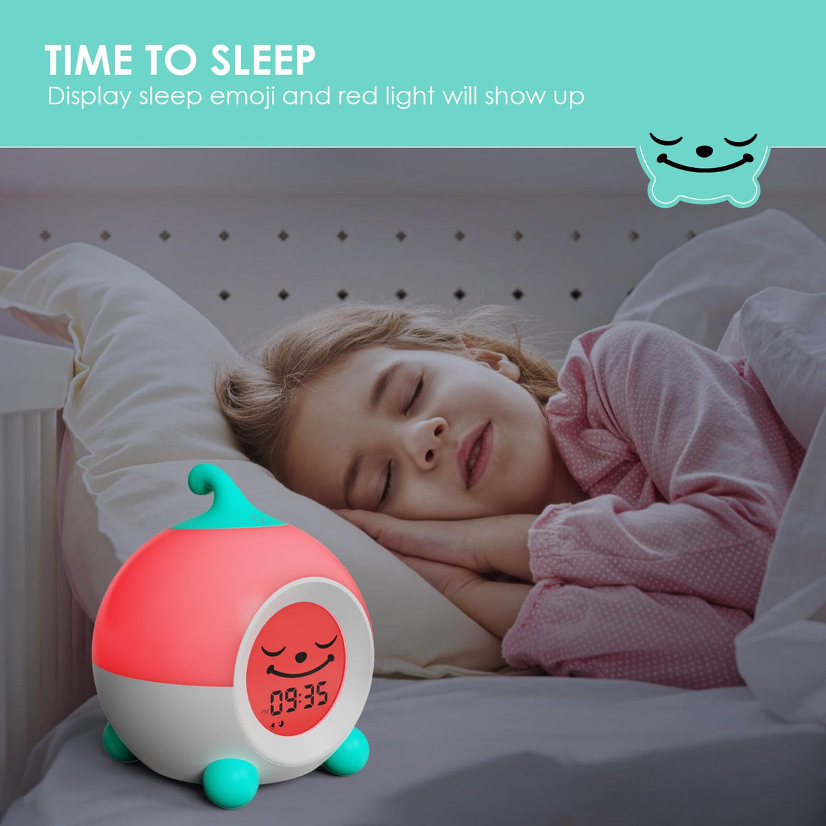 iHoo Ok to Wake alarm clock nap timer display helps manage rest and activities