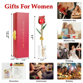 ihoomee rose in red magnetic clasp box makes a premium gift