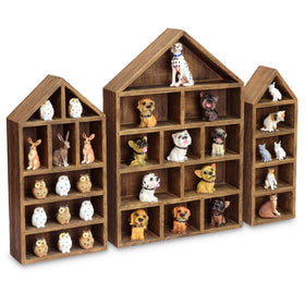Ikee Design house-shadow-cubby-box large front view for organized miniatures display