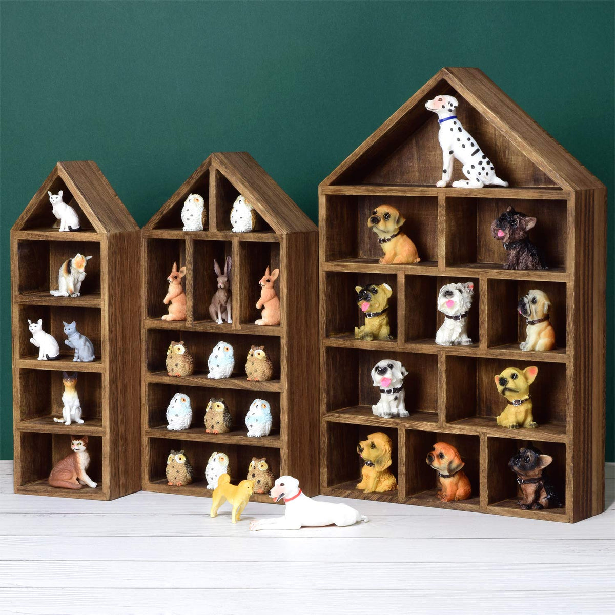 Ikee Design house-shadow-cubby-box brown wood texture close up