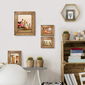 IKEREE gift-ready rustic photo frame for special occasions.