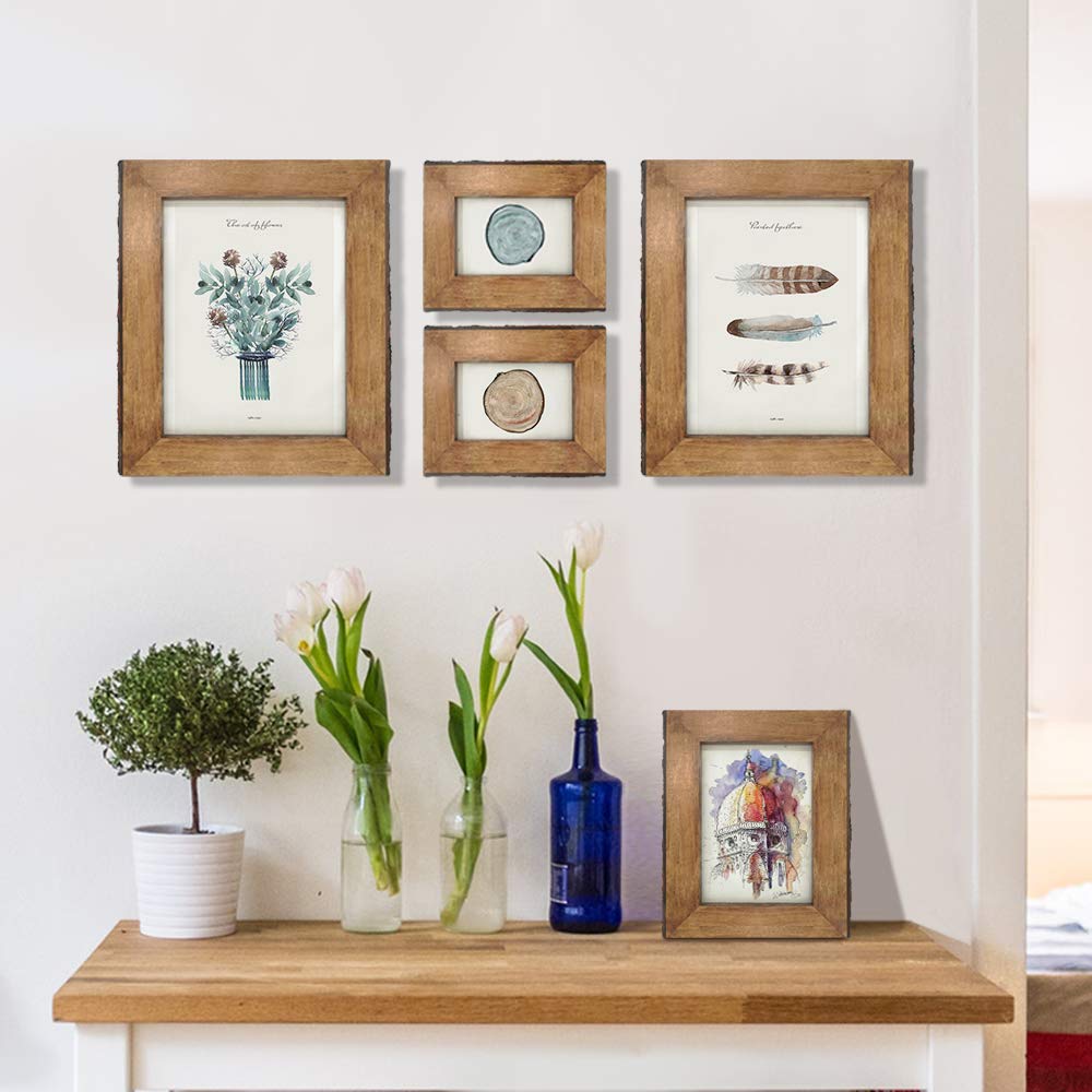IKEREE rustic frame texture emphasizing handmade wood craftsmanship.