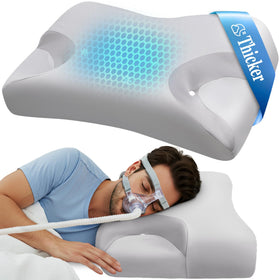 IKSTAR CPAP cervical pillow for side sleepers improves mask fit and comfort.