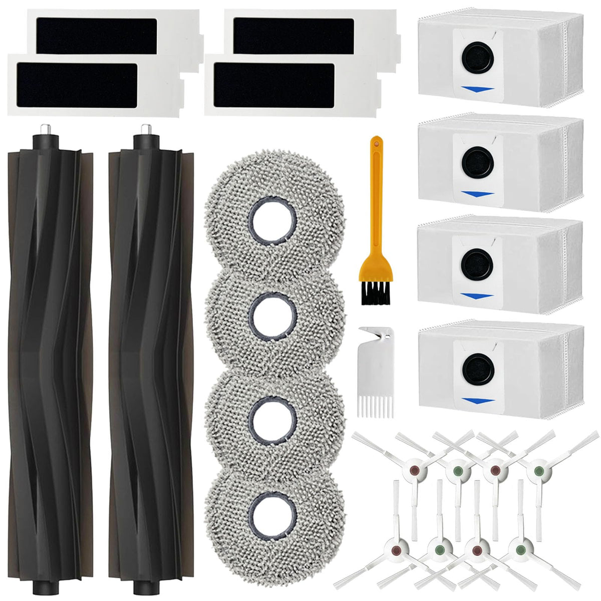 iKuKurun Deebot T20 Omni main brushes enhance cleaning efficiency on various floors
