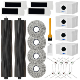 iKuKurun Deebot T20 Omni main brushes enhance cleaning efficiency on various floors