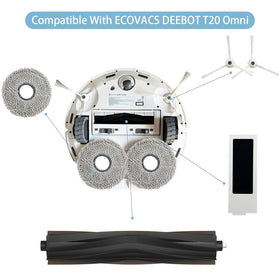 iKuKurun Deebot T20 Omni mop pads provide gentle, streak-free mopping