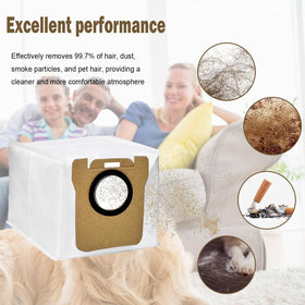 iKuKurun 3L dust bag for Dreame L10 Ultra with spill-proof disposal