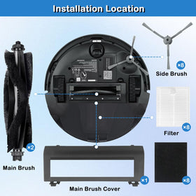 iKuKurun eufy L60/L50 clean tool helps remove hair and debris from brushes