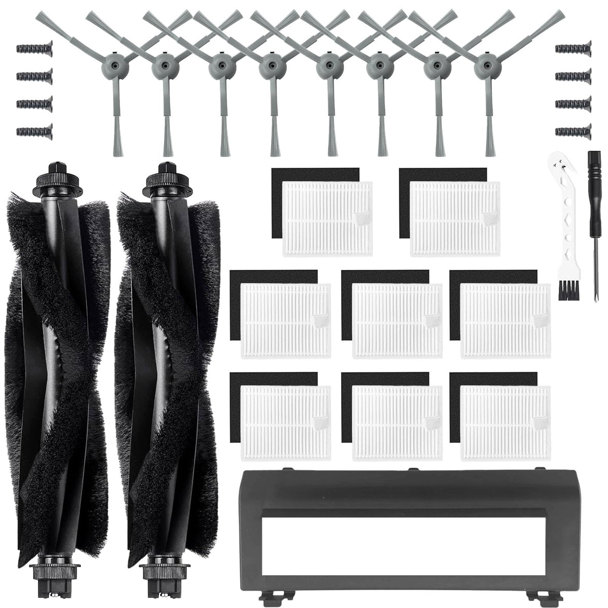 iKuKurun eufy L60/L50 roller brushes for thorough floor and carpet cleaning