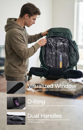 IKYWT privacy exterior with quick ID window speeds outfit identification.