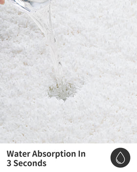ILANGO foam latex bottom anti-slip layer boosts floor grip.