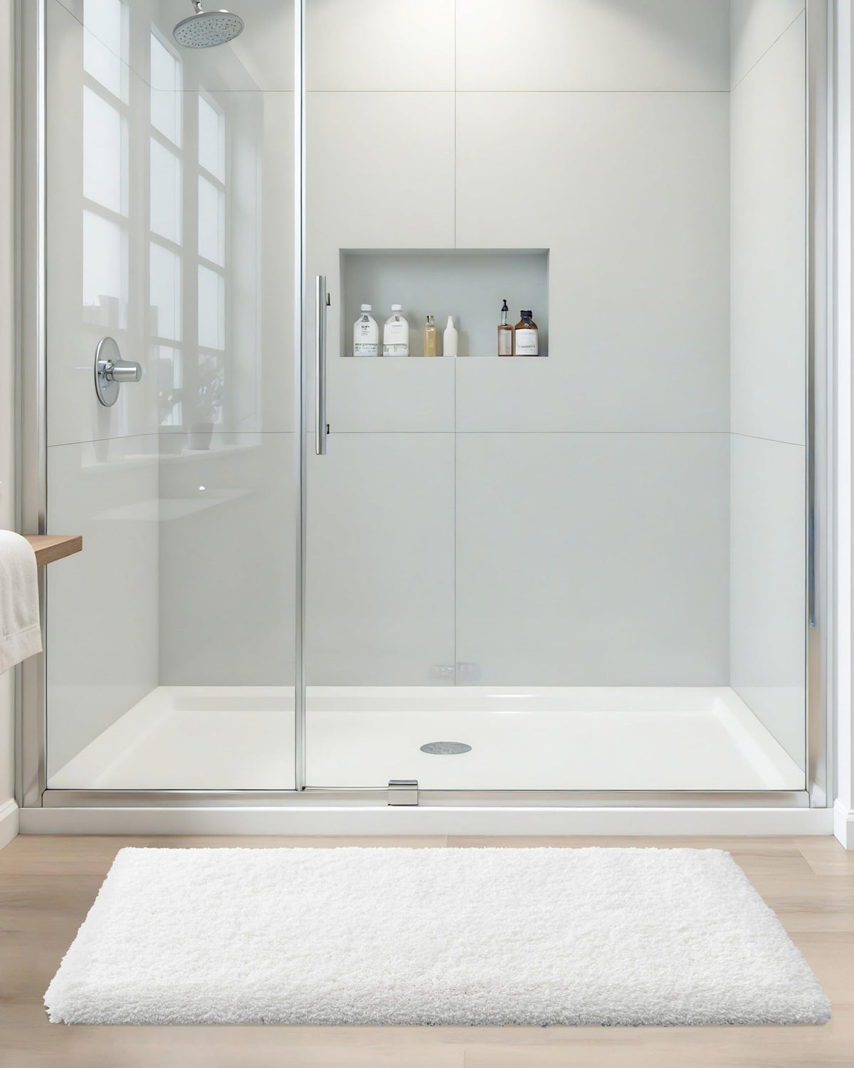 ILANGO available in multiple sizes to fit sinks, showers, and vanities.