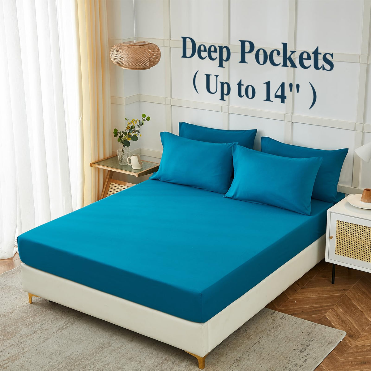 ILAVANDE pillowcases provide silky soft comfort and wrinkle resistance
