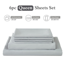 ILAVANDE wrinkle-resistant fabric keeps the bed neat.