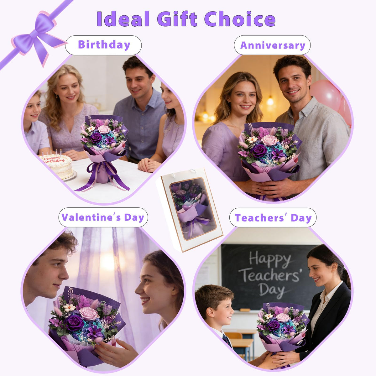 iLovDesign gift-ready packaging with ribbon and window for easy gifting