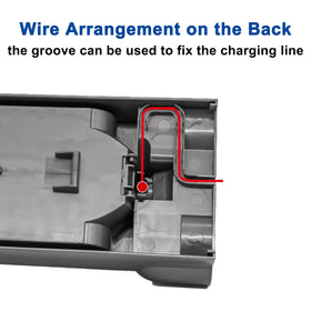 ilovelife wall bracket durable ABS structure supports reliable Dyson V10 docking.