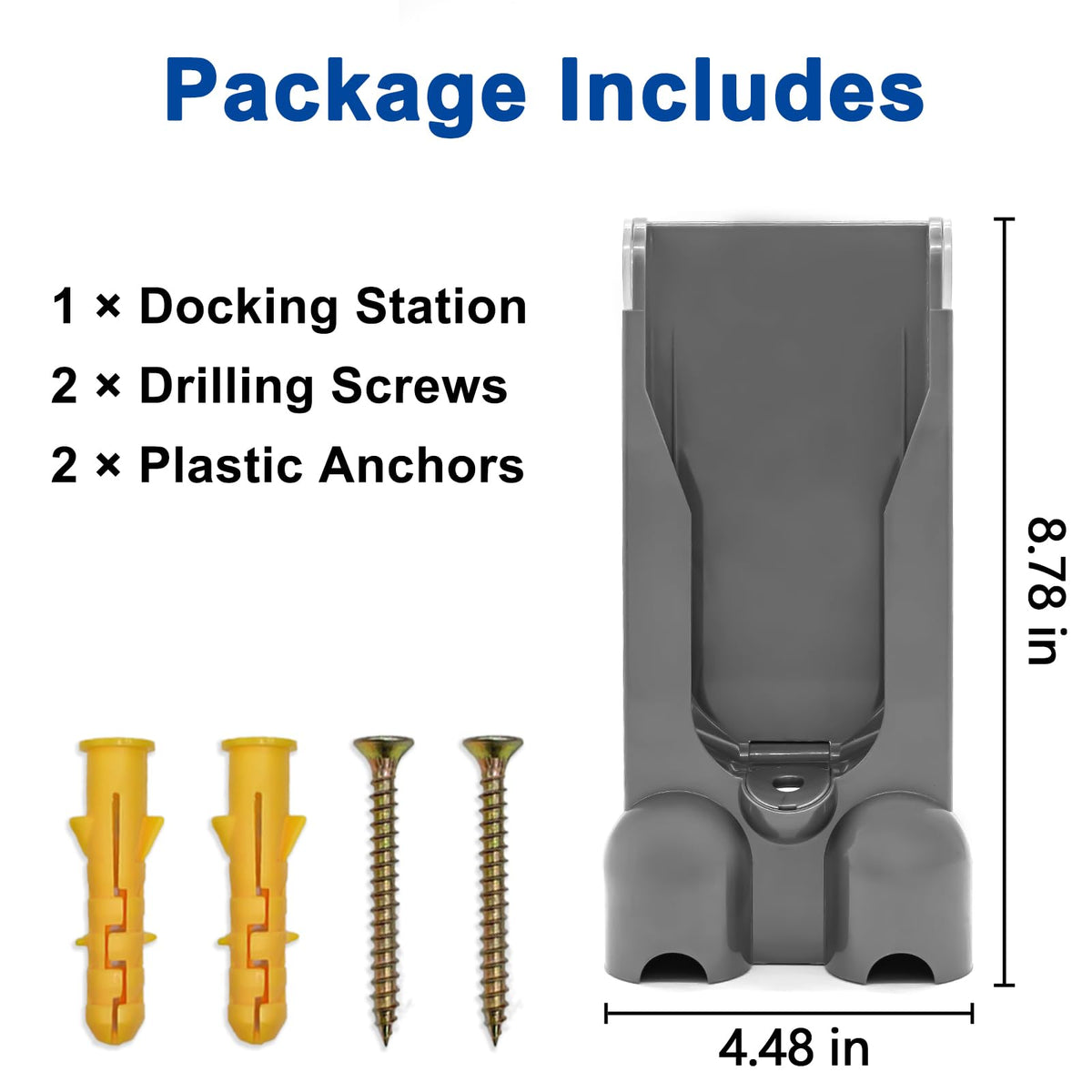 ilovelife wall bracket Dyson V10 wall mount keeps your charger and vacuum ready.