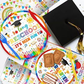 ILUIGGW Preschool graduation napkins for quick cleanup and cheer.