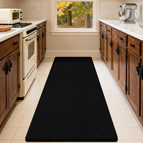 IM HOME boho woven rug adds cozy texture and decorative flair to any room