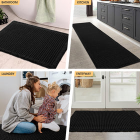 IM HOME machine-washable rug simplifies cleaning and upkeep