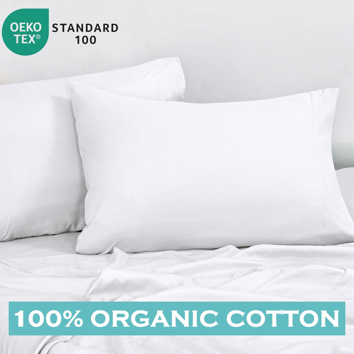Royale Linens White Cotton Pillowcases King Size – 12 Pack, 20x40, 300 TC, Hotel Quality