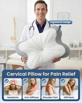 Rainbow Note pillow provides built-in arm support to reduce numbness.