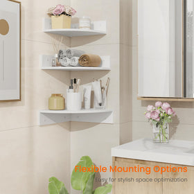 Homode corner shelves bathroom storage stylish and sturdy.