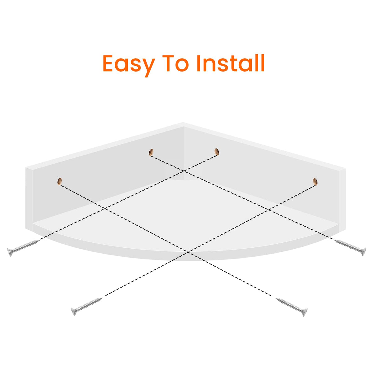 Homode corner shelves 12-inch depth illustrate versatile size options.