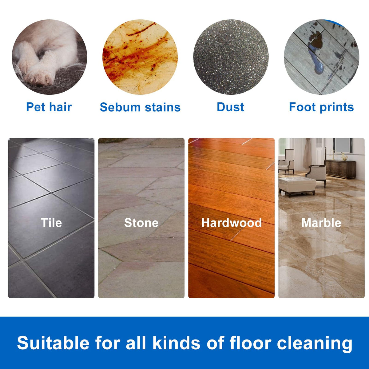 imeccalive steam mop pads velcro-secure-fit ensures stable cleaning