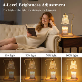 Imenlox Candle Warmer Lamp height adjustment fits jars.