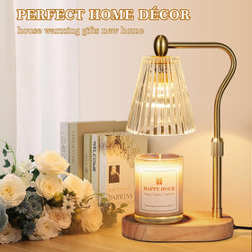 Imenlox Candle Warmer Lamp creates cozy ambiance without flame.