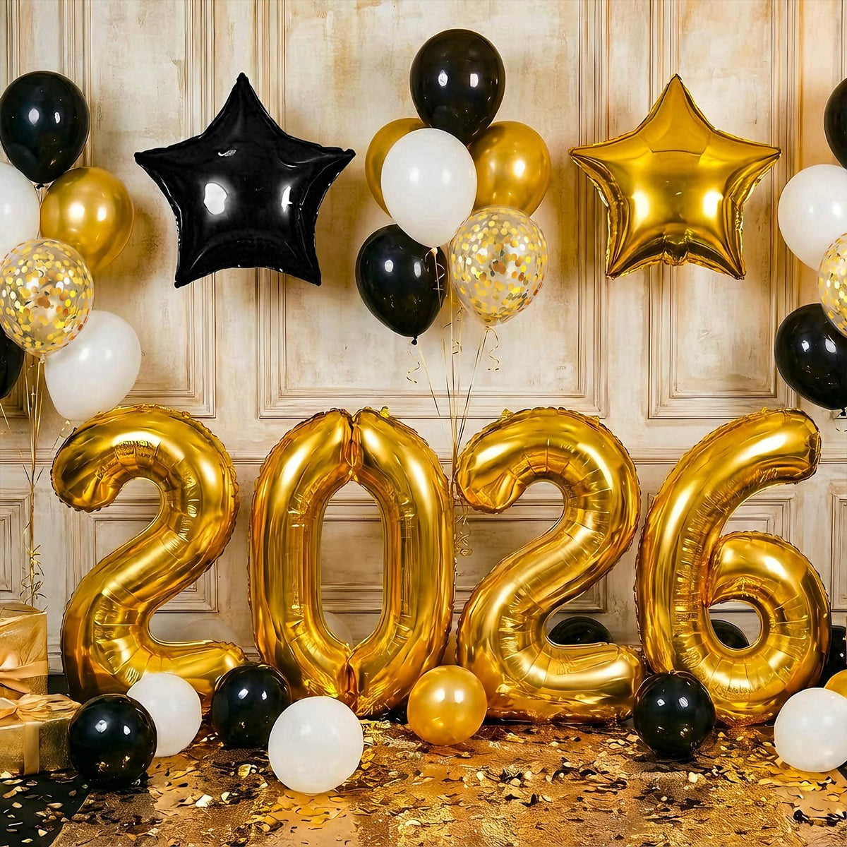 IMGAJOSKO gold ribbon for quick balloon garlands and centerpieces