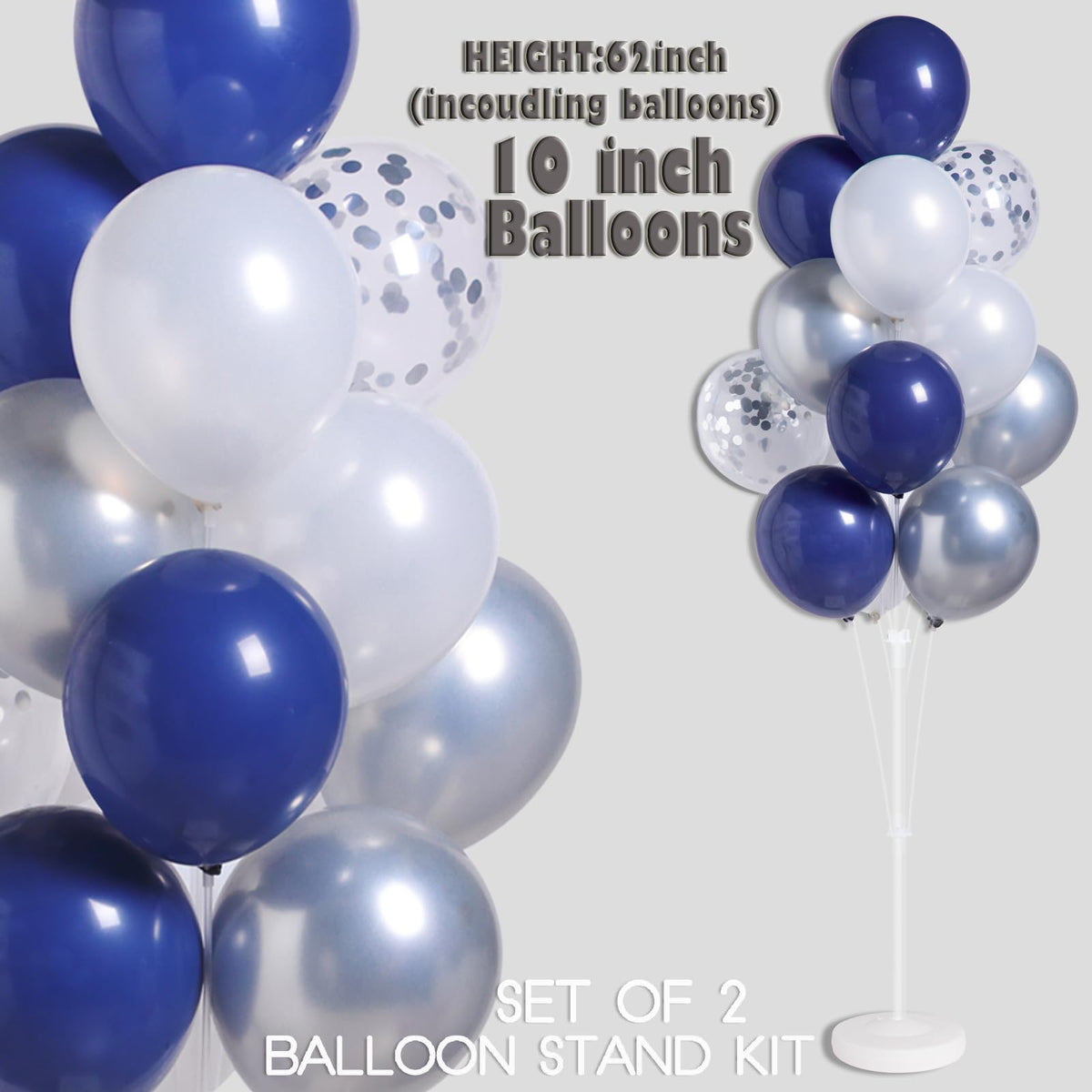 IMISNO sand-filled base stabilizes balloon columns against light breezes.