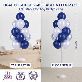IMISNO unconnected balloon sticks and cups for easy assembly.