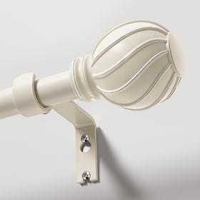 Immiehh extra long curtain rod end cap finials for stylish accents