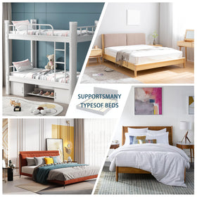 Imperius 60x48 bunkie board central support improves mattress stability.