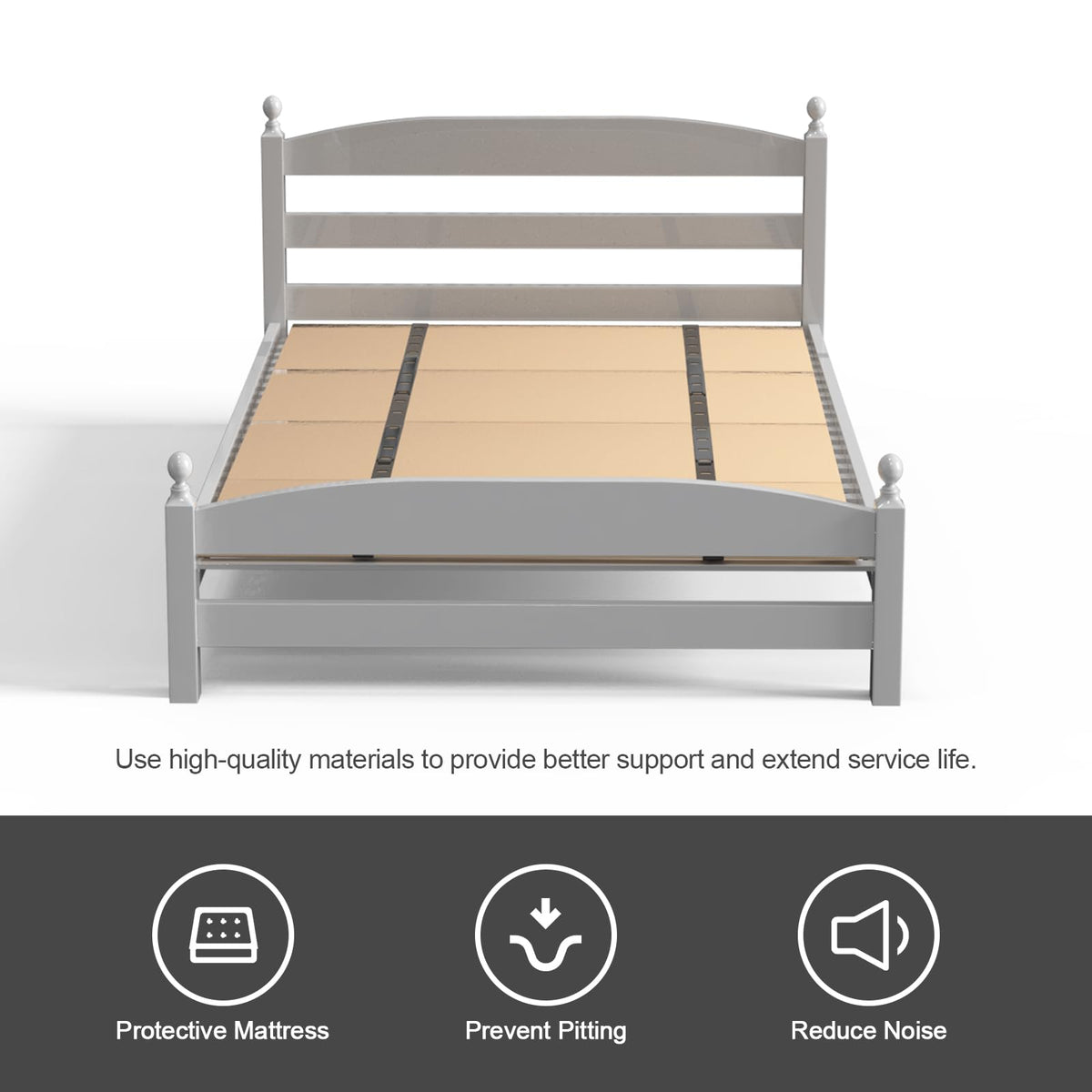 Imperius mattress support wooden slats for durable firmness