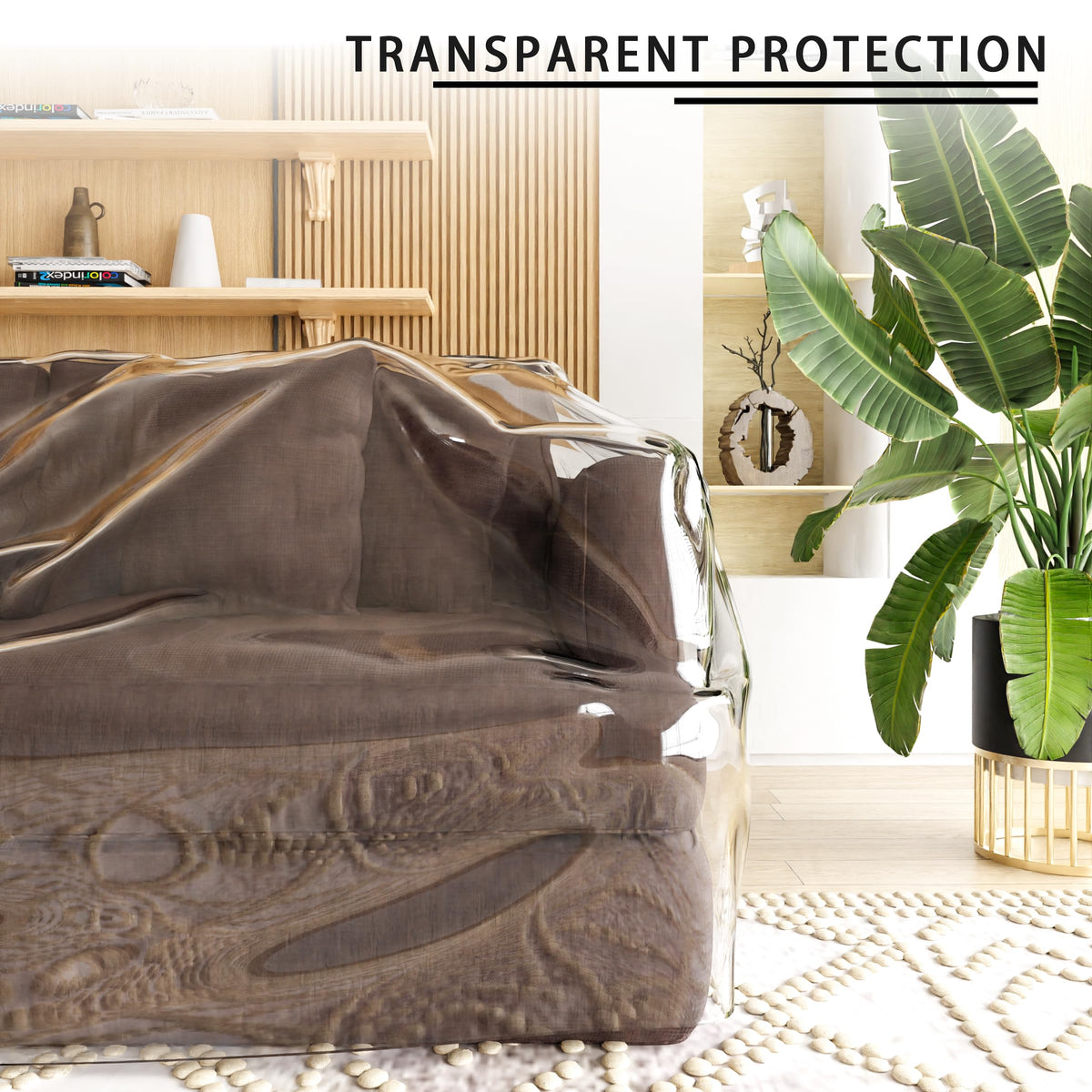 Imperius sofa cover during renovation to prevent dust and spills