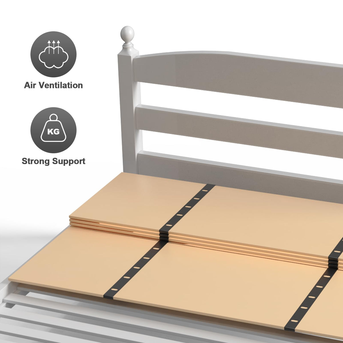 Imperius under mattress support for kid beds and bunks