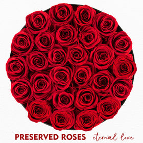 Impouo Forever Flowers birthday gift box of preserved roses for a thoughtful surprise.