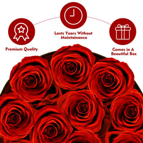 Impouo long-lasting preserved roses lasting 2-3 years with no maintenance